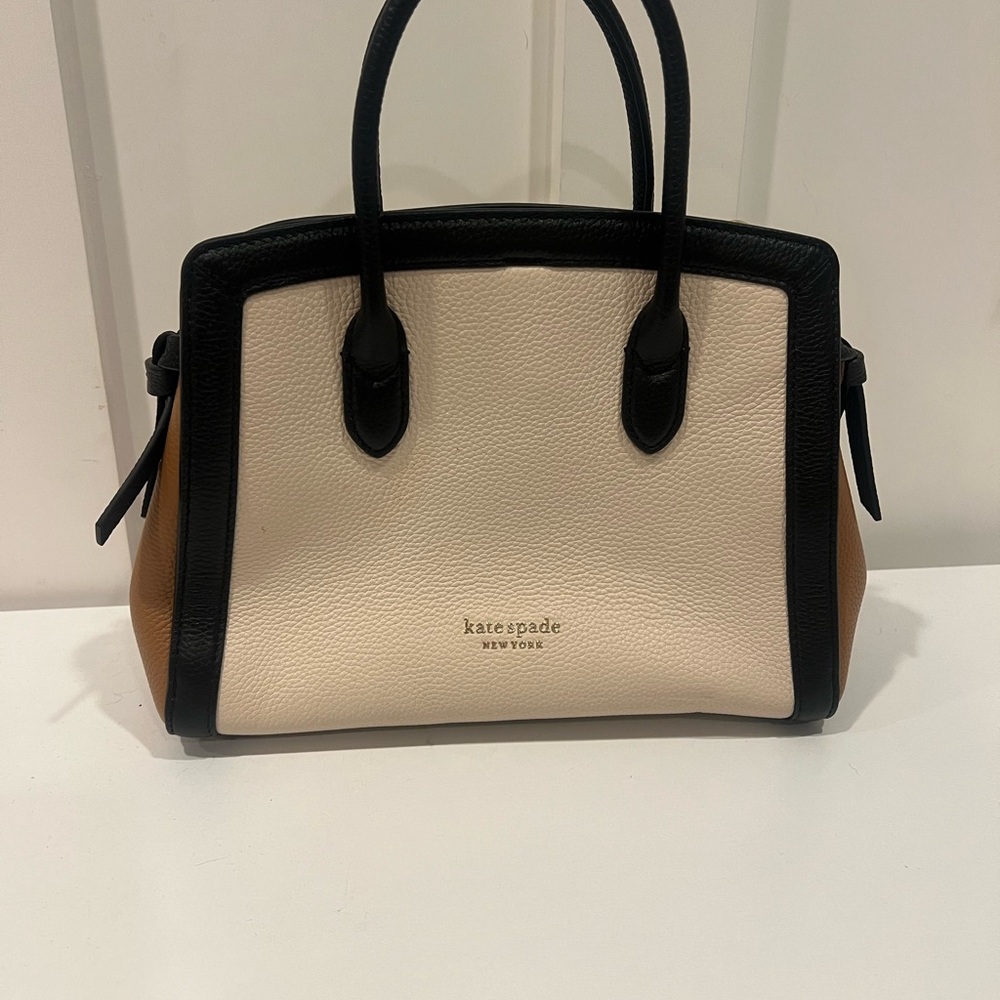 Kate Spade Black and Cream Satchel Sophisticated Design